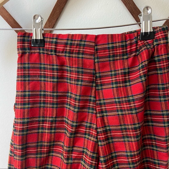 70s Plaid High Waisted Trousers - Picture 3 of 3